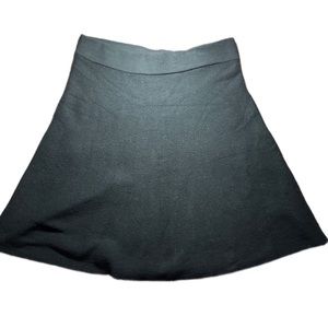 Ann Taylor SOFT Elastic Waist Flare Skater A Line Knee Length Skirt sz L